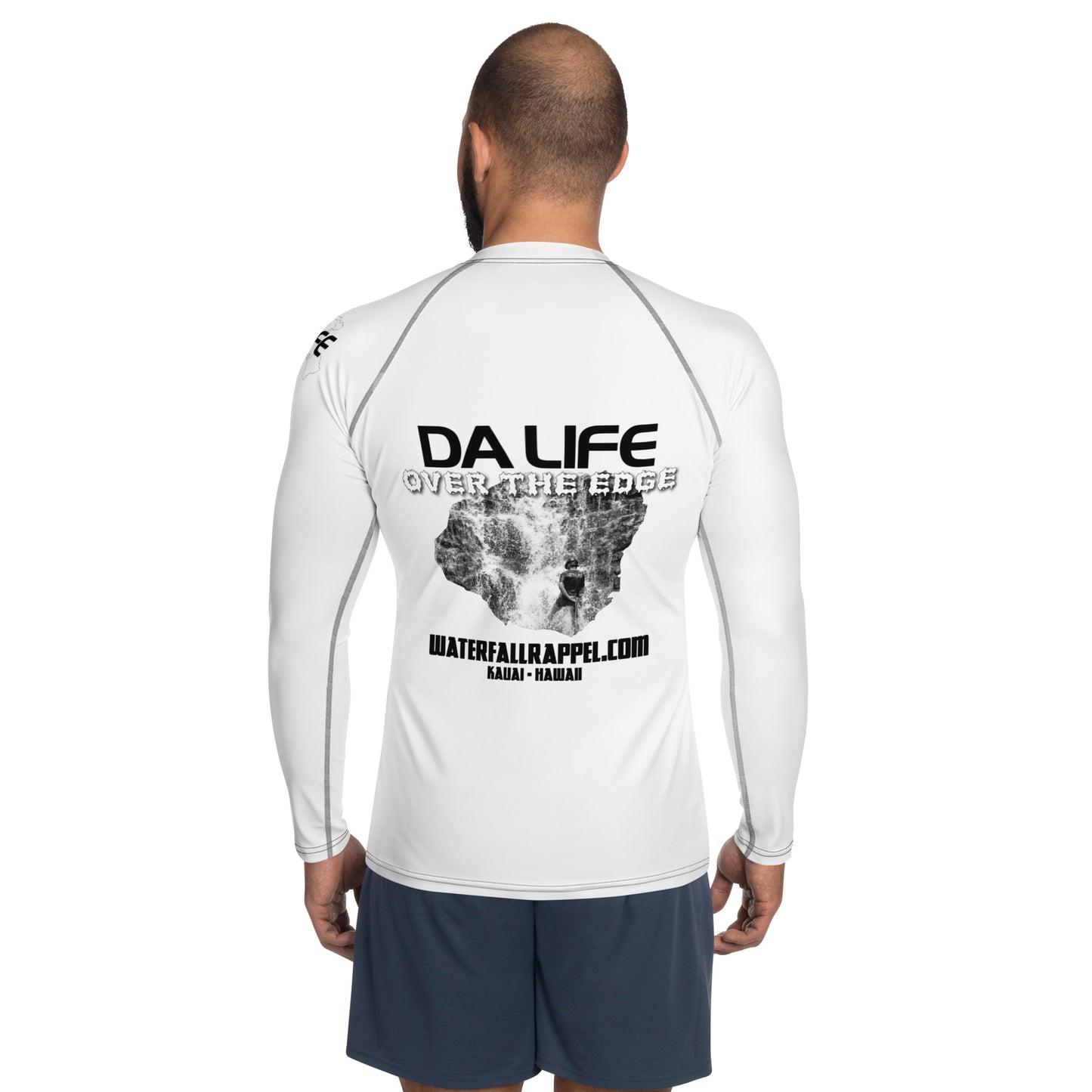 Waterfall Rappel Men's Rash Guard