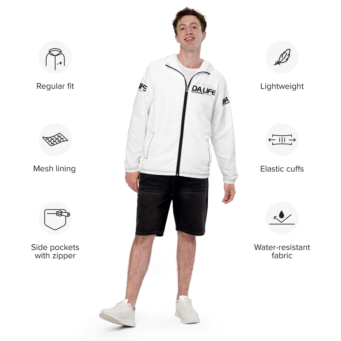 Waterfall Rappel Men’s windbreaker