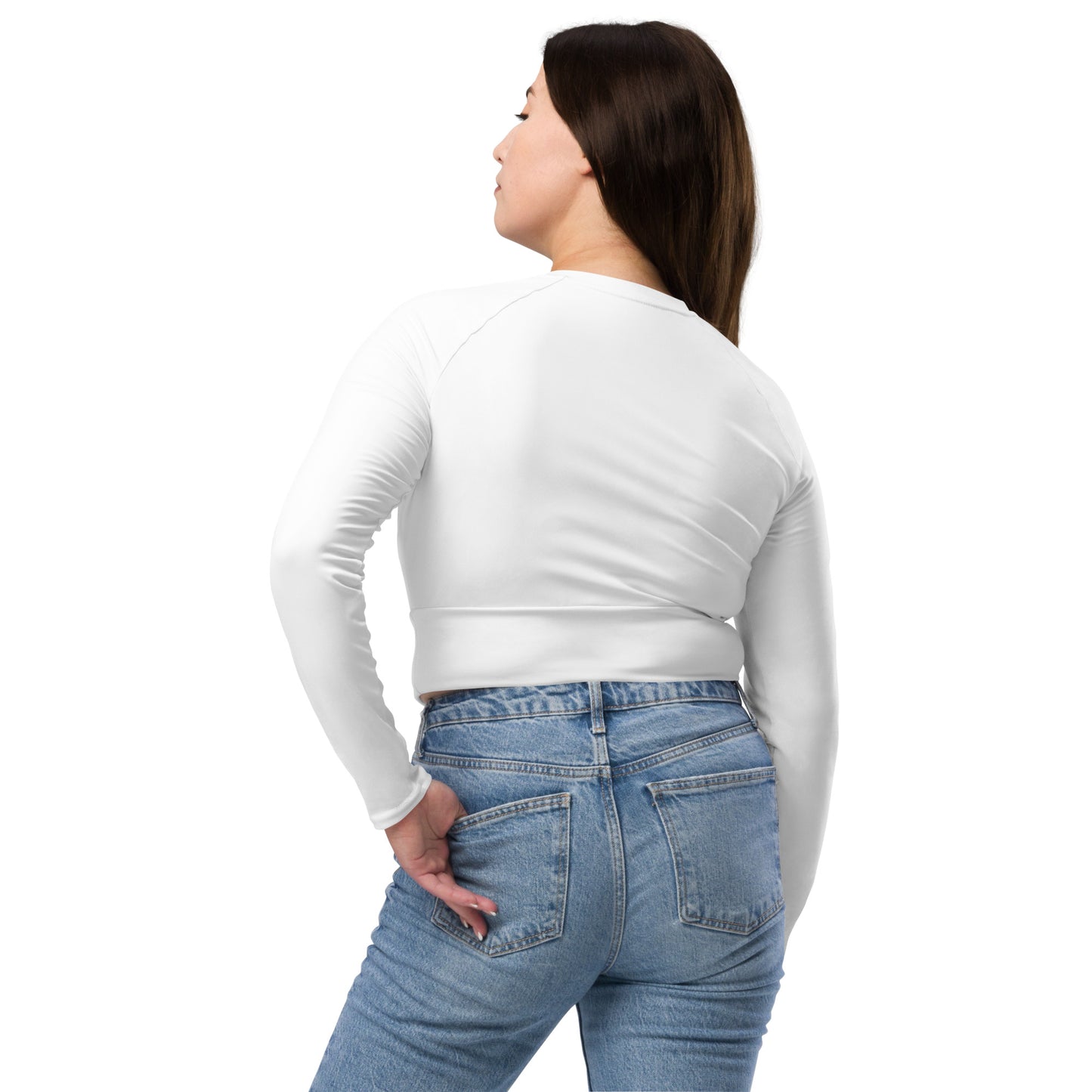 Da Life Recycled long-sleeve crop top