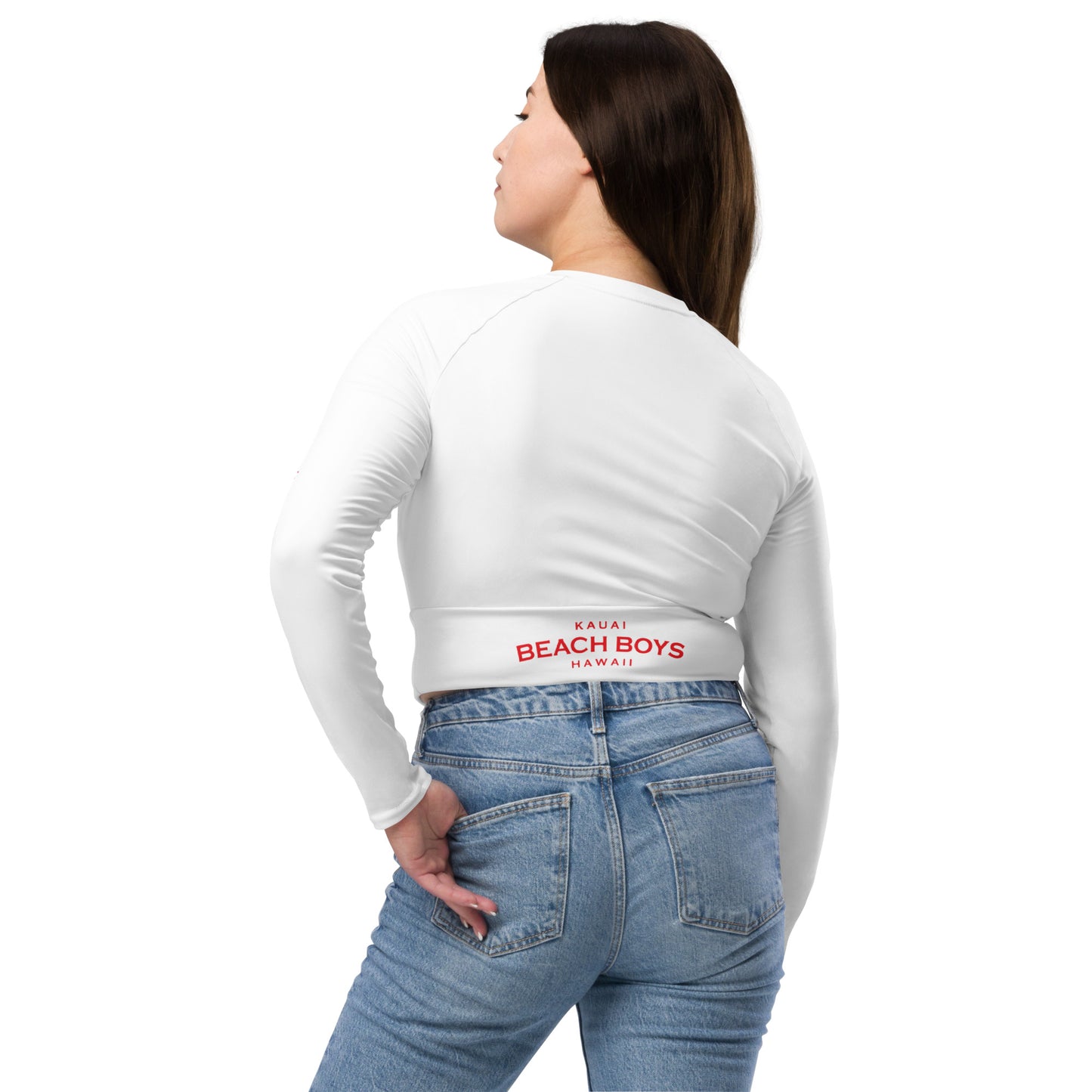 KBB Women's Recycled long-sleeve crop top
