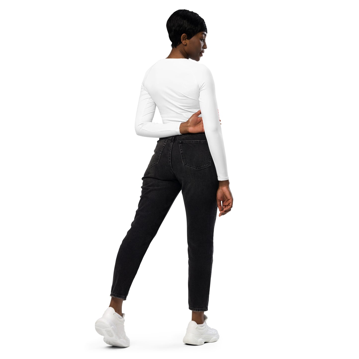 KBB Women's Recycled long-sleeve crop top