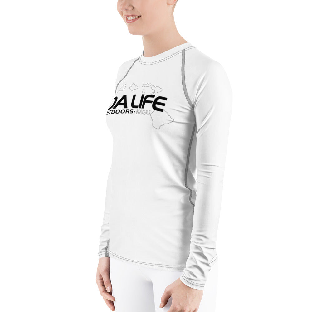 Waterfall Rappel Women's Rash Guard