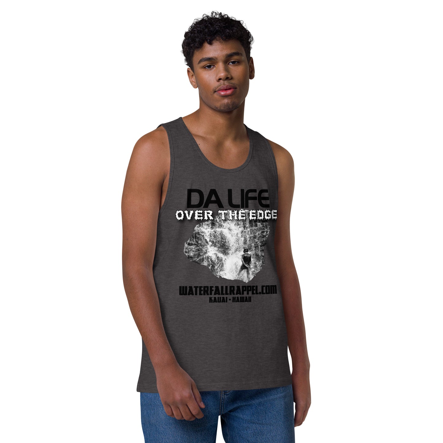 Waterfall Rappel Premium Tank Top