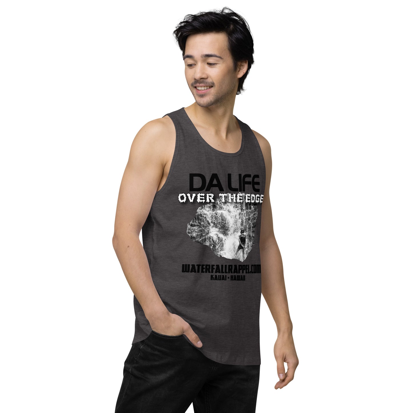 Waterfall Rappel Premium Tank Top