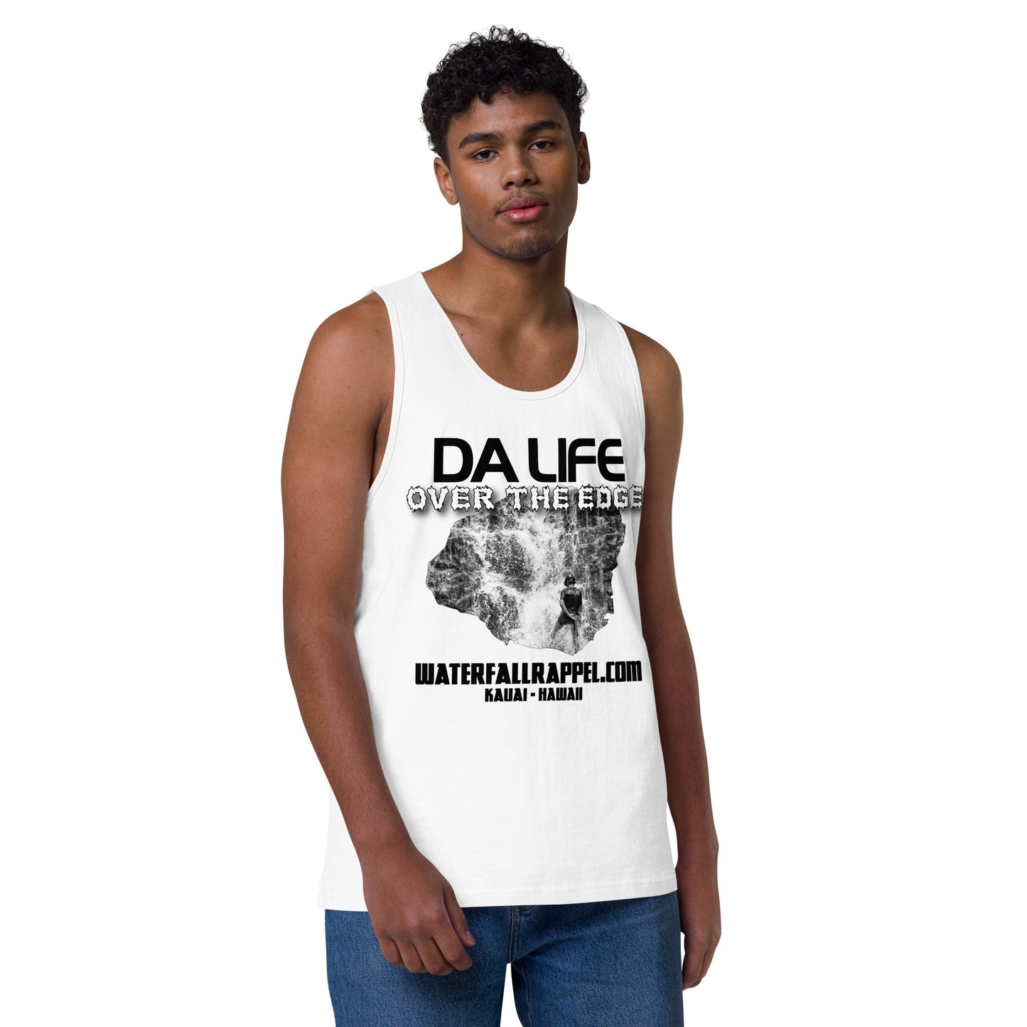 Waterfall Rappel Premium Tank Top