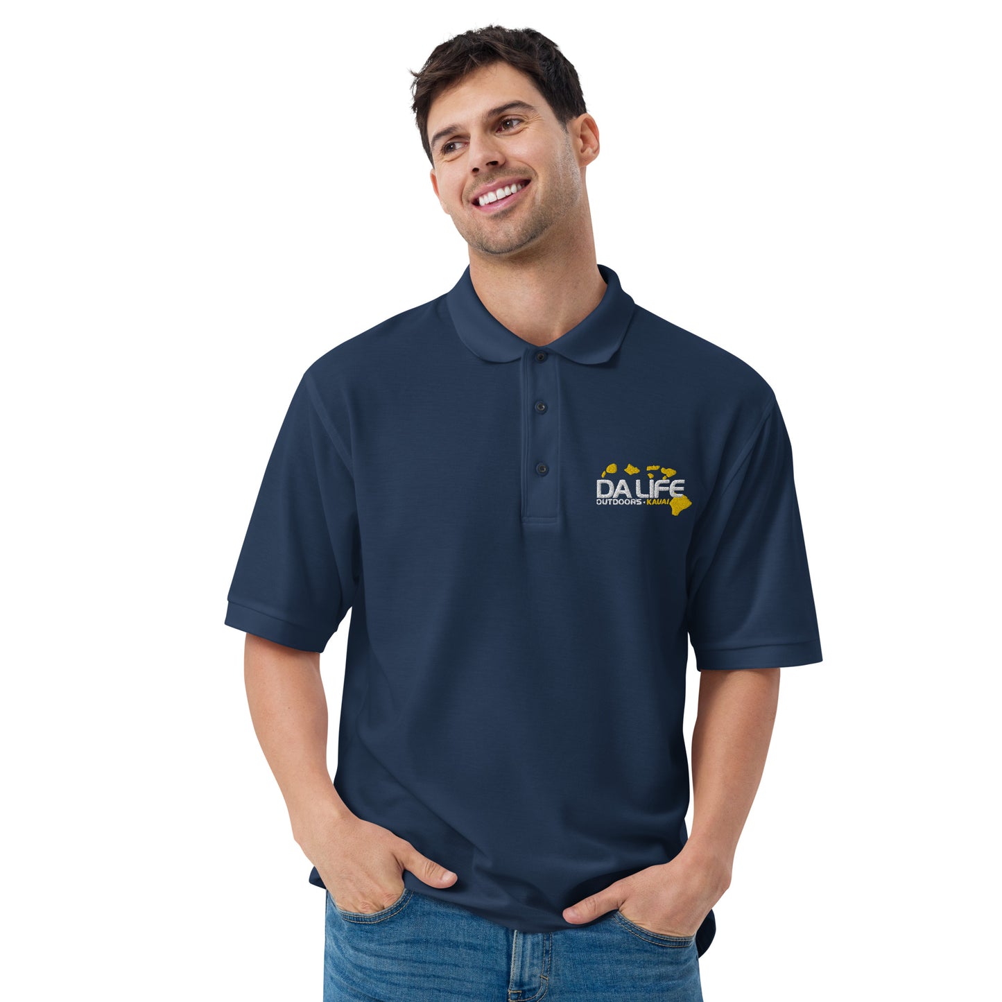 Da Life Men's Premium Polo