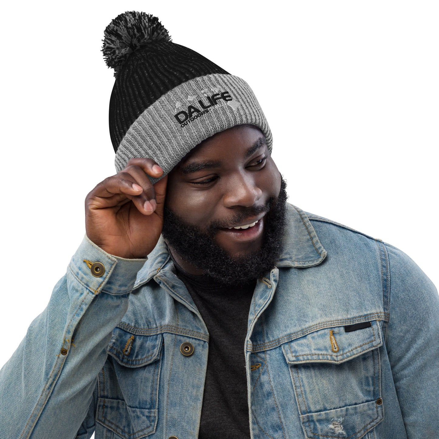 Da Life Pom-Pom Beanie