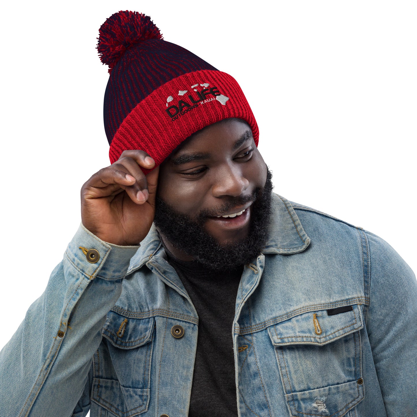 Da Life Pom-Pom Beanie