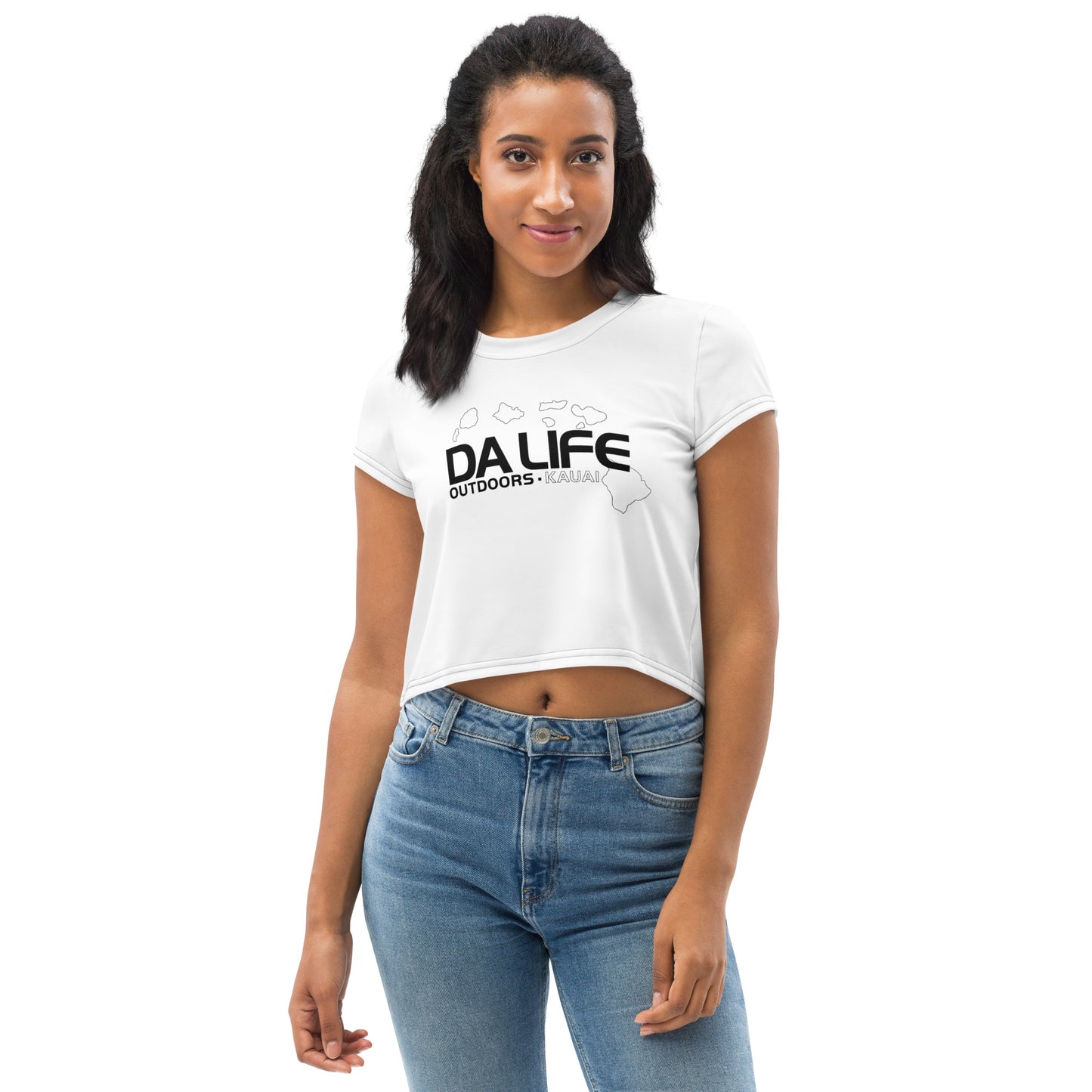 Waterfall Rappel Crop Tee