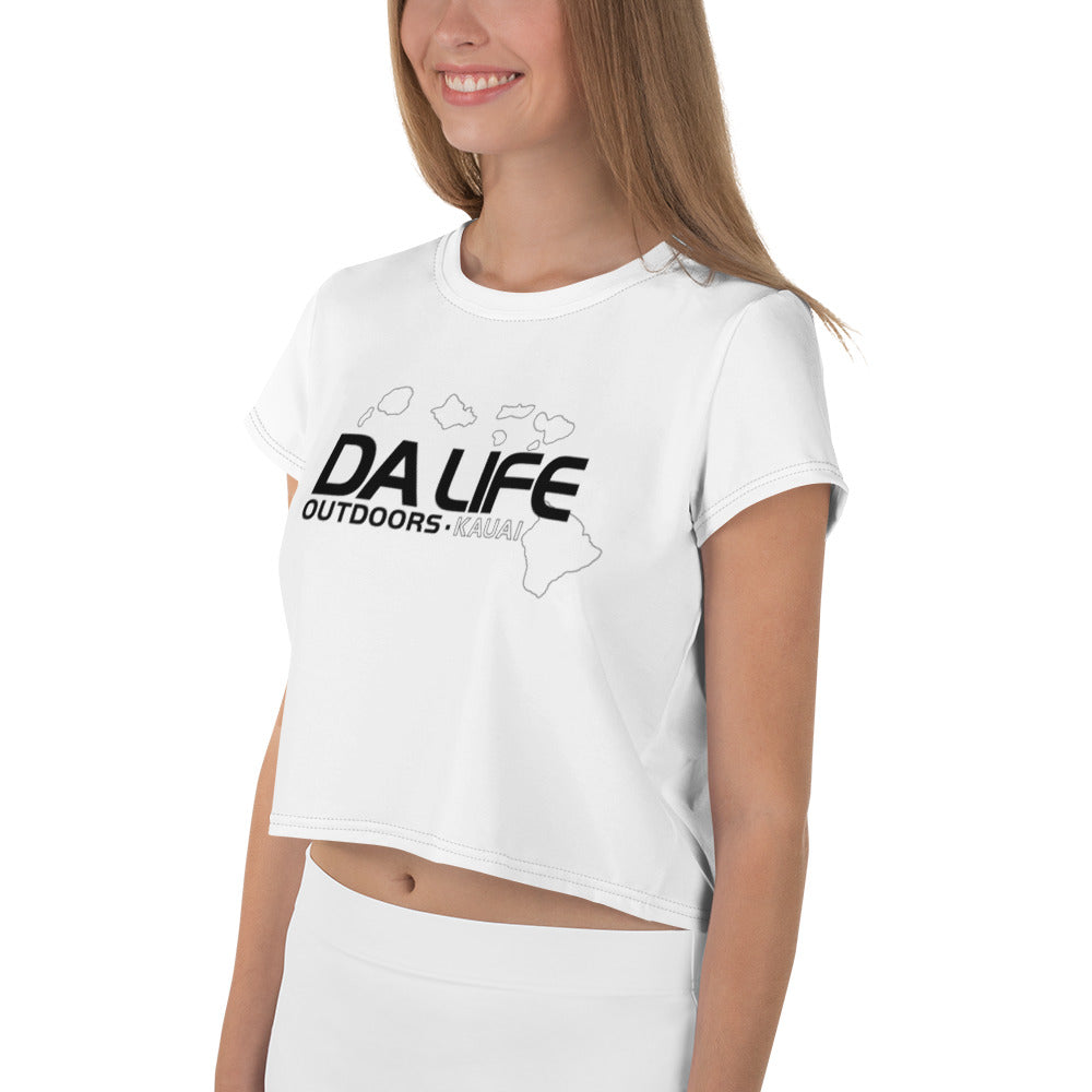 Waterfall Rappel Crop Tee