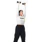 Da Life Recycled long-sleeve crop top