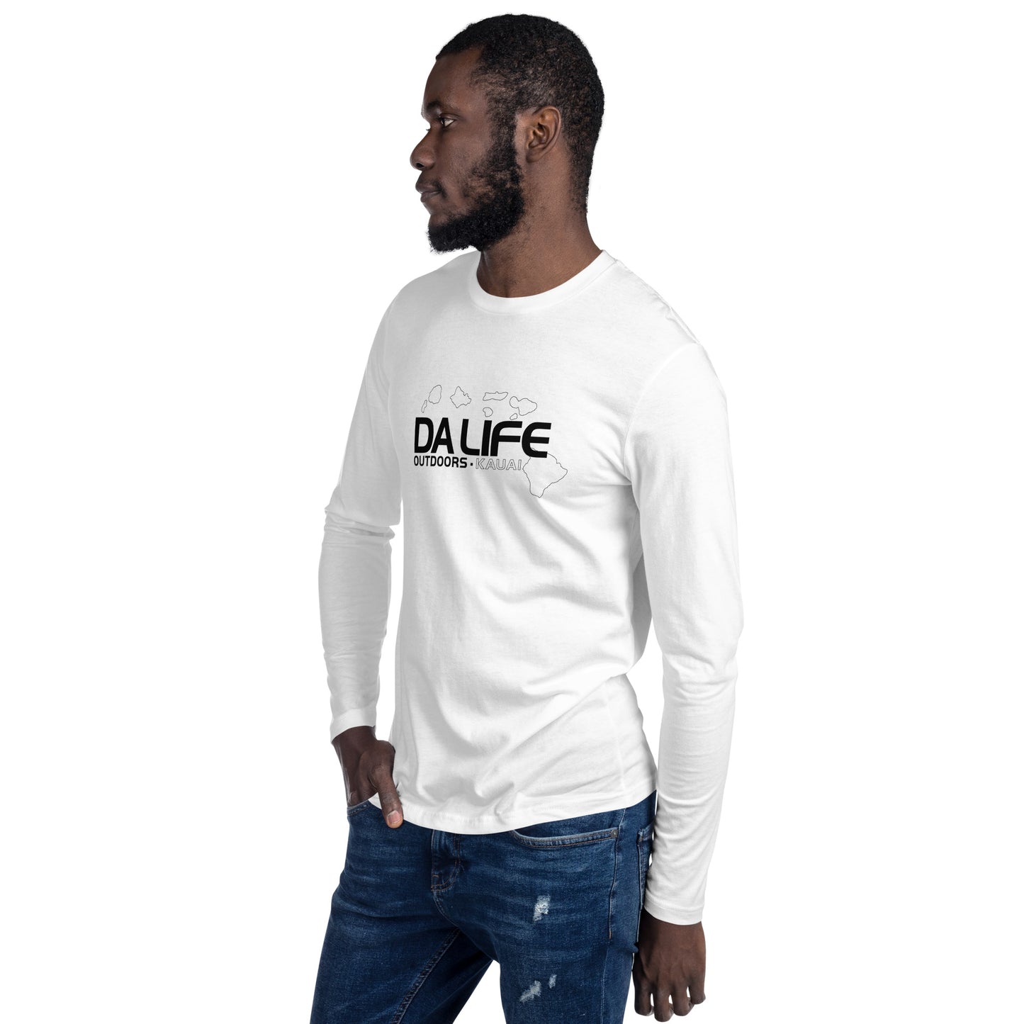Waterfall Rappel Long Sleeve Fitted Crew